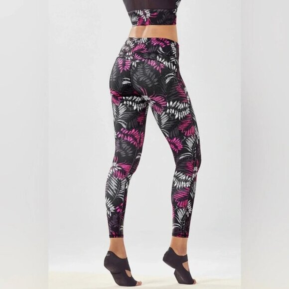 Fabletics Palm Tree Pattern Pants Size XS - Picture 2 of 5
